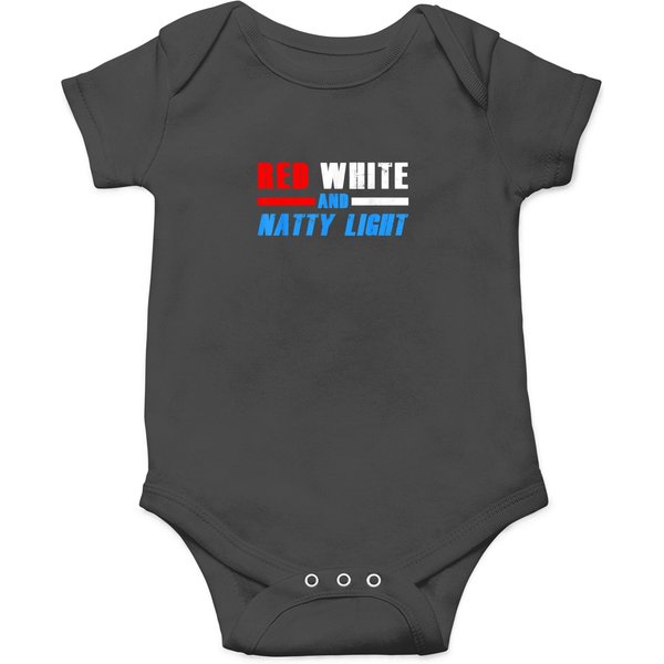 Red White And Natty-light For Mens Womens Father Onesies