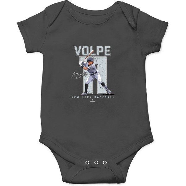 Number And Portrait Anthony Volpe New York Onesies-image