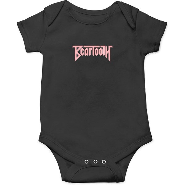 Beartooth Pink Logo T-Shirt Onesies-image