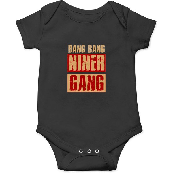 Bang Bang Niner Gang Football Cool T-Shirt Onesies-image