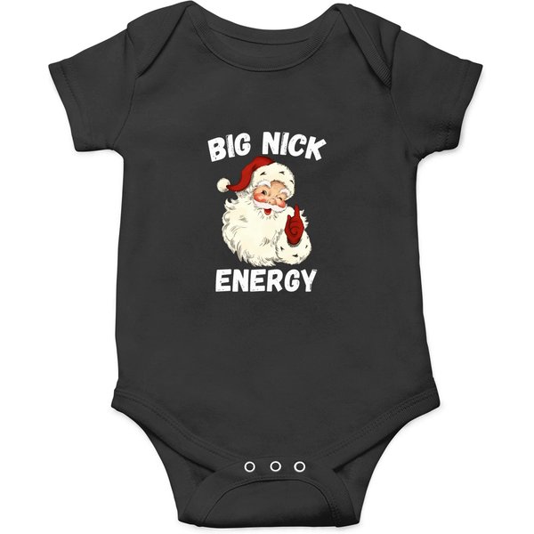 Big Nick Energy Santa Groovy Retro Vintage Sweatshirt Onesies-image