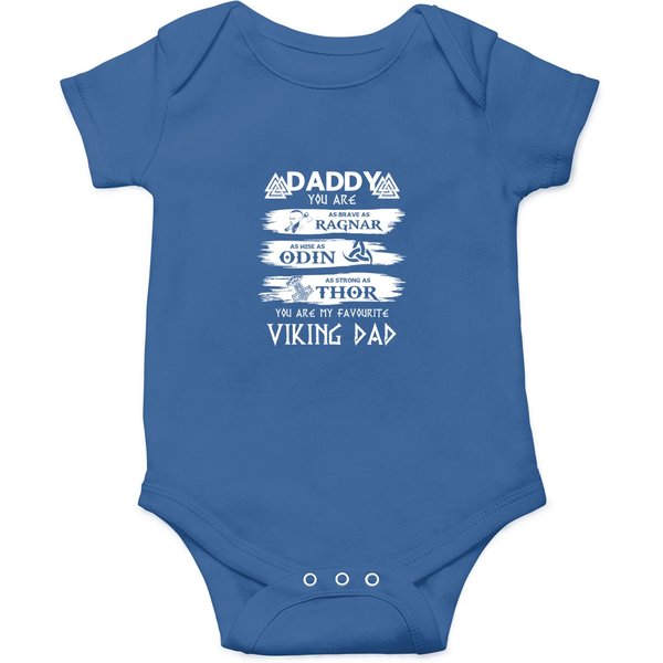 Dadfather Norse God Ragnar Odin Thorviking Dad Onesies