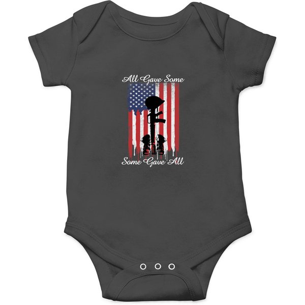 All Gave Some Some Gave All Fallen Soldier Onesies-image