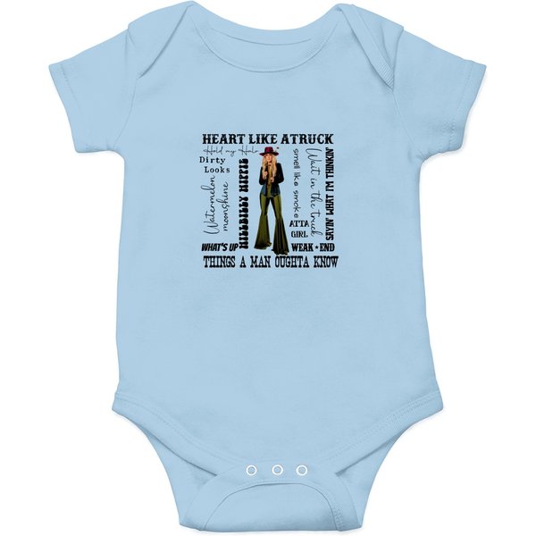 Lainey Wilson Album Onesies, Country Girl Onesies-image