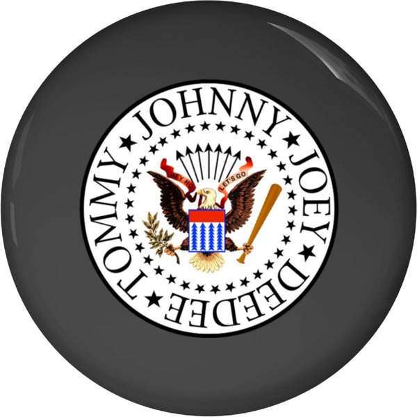 Popular Ramones Logo Classic Design Pin Buttons-image