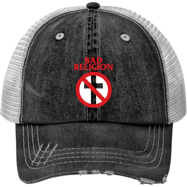 Bad Religions Crossbuster Punk Logo T Merch Print Trucker Hats-image