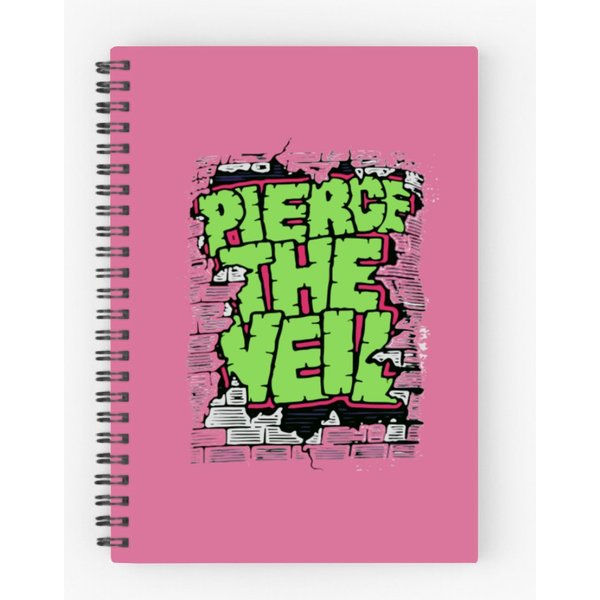 Pierce The Veil Spiral Notebooks Ruled Line-image