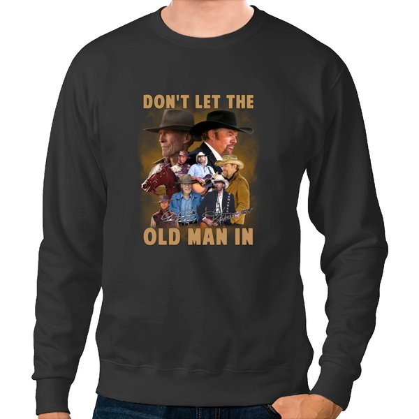 Toby Keith Don't Let The Old Man In Signatures T-Shirt Gift For Fans Sweatshirts-image