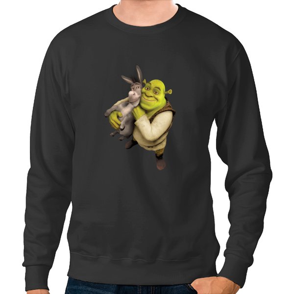 Shrek And Donkey Sweatshirts-image