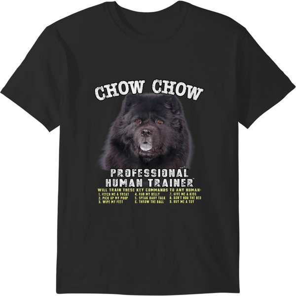 Chow Chow Black Professional Human Trainer T T-Shirts-image