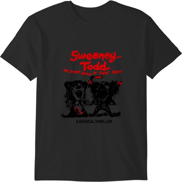 Sweeney, Todd, The, Demon, Barber, Of, Fleet, Street, 52, Uni, For, Men, Or, Women, Vintage, Retr T-Shirts-image