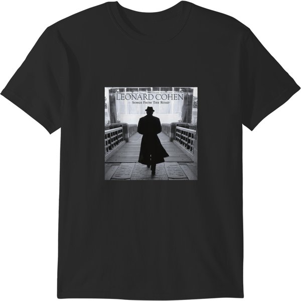 Leonard Cohen Songs From The Road Album T-Shirts-image