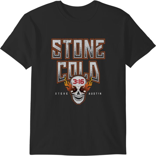 Stone Cold Steve Austin Skull T-Shirts-image
