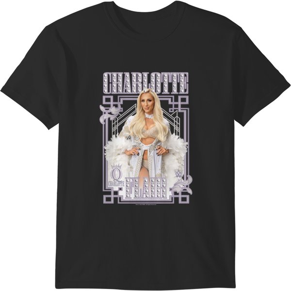 Charlotte Flair Royal Bling Sy Portrait T-Shirts-image
