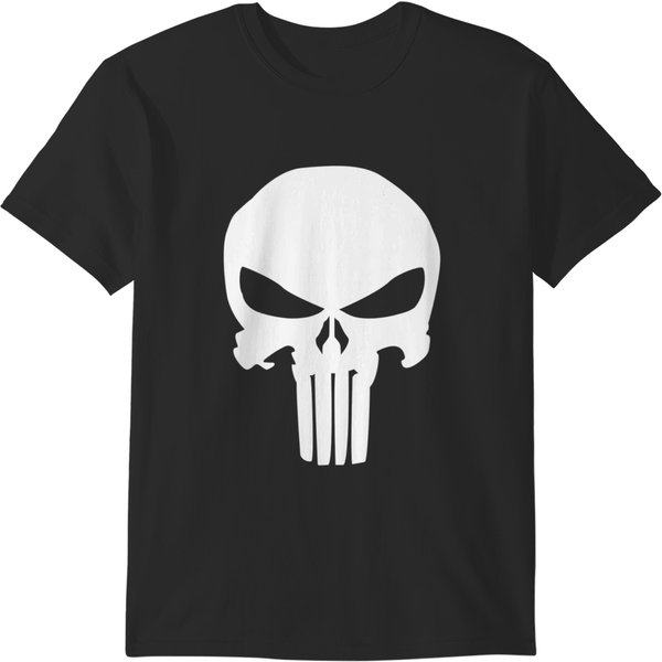 Punisher Skull Symbol Graphic T-Shirts-image