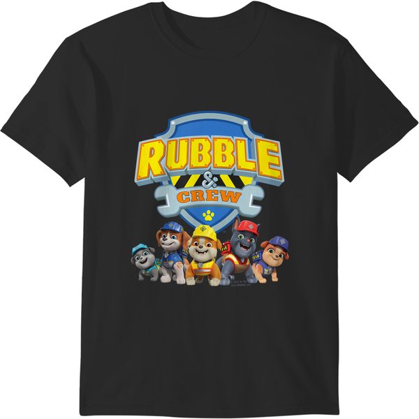Rubble Crew Logo And Characters T-Shirts-image