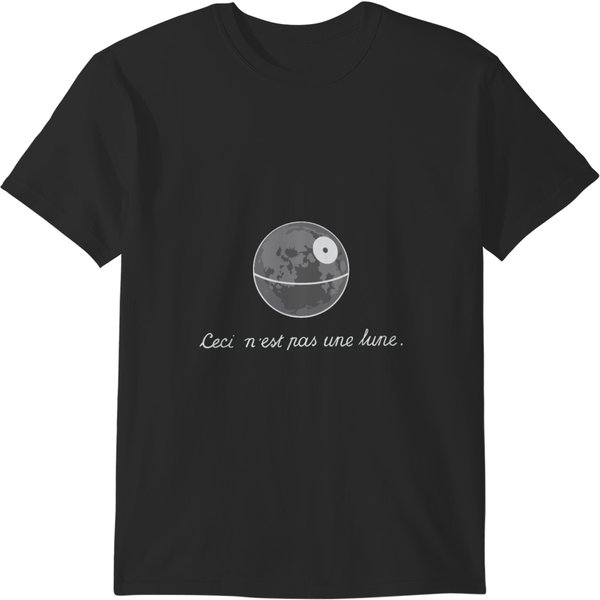 Ceci N'est Pas Une Lune. T-Shirts-image