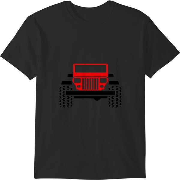 Red Yj-Jeep- T-Shirts-image