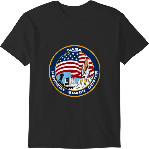 Nasa's Kennedy Space Center Logo (1) T-Shirts-image