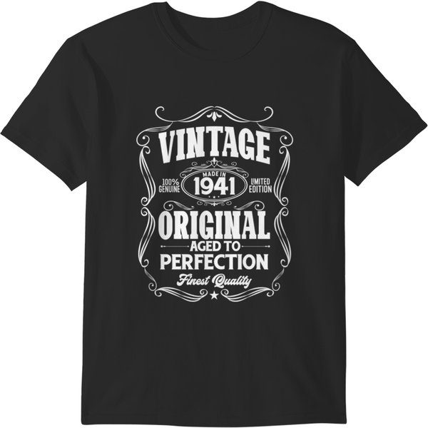 Vintage 1941 Aged To Perfection T-Shirts-image