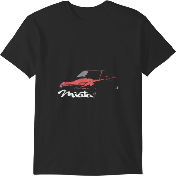Miata Mx5 Na Cutout Red T-Shirts-image