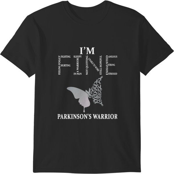 Parkinson's Warrior I'm Fine T-Shirts-image