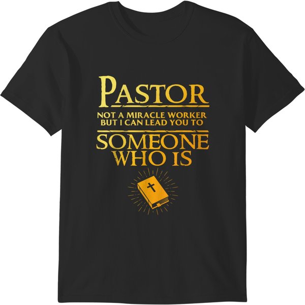 Pastor Appreciation Art For Men Women Minister Clergy Bible Gift T-Shirts-image