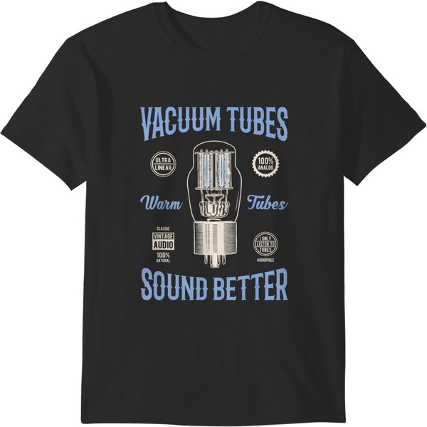 Vintage Vacuum Tube Guitar Amplifier Tube Amp T-Shirts-image