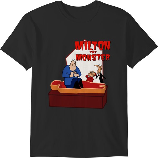 Milton The Monster Sticker Mask T-Shirts-image