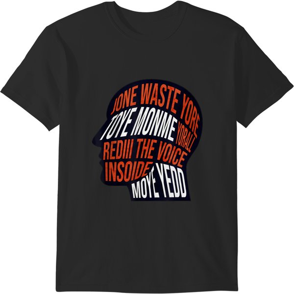Don't Waste Your Time On Me Voice Inside My Head Graphic T-Shirts-image