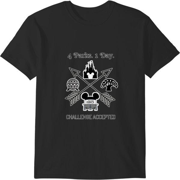 4 Park 1 Day Challenge T-Shirts-image