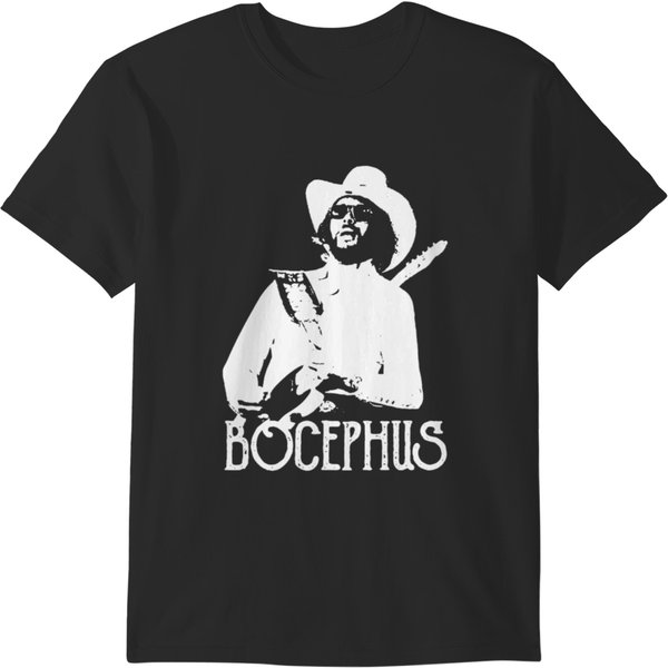 Bocephus Hank Williams Jr White Stencil T-Shirts-image