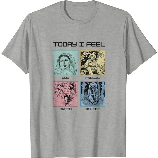 Today I Feel Woe Frolic Dread Malice Severance Shirt, Severance Today I Feel Unisex-image