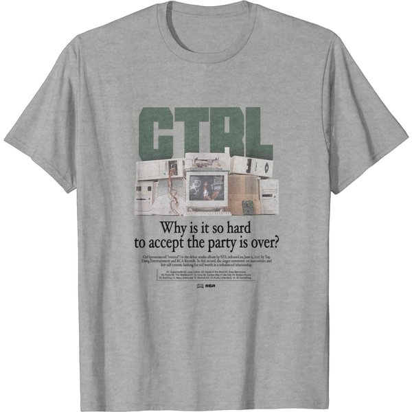Sza- Ctrl T-Shirt, Sza Graphic Merch, Sza Concert, Rap Shirt-image