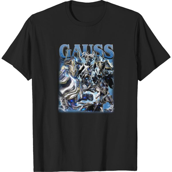 Gauss Prime Warframe Vintage T-Shirt, Gift For Woman And Man Unisex T-Shirt-image