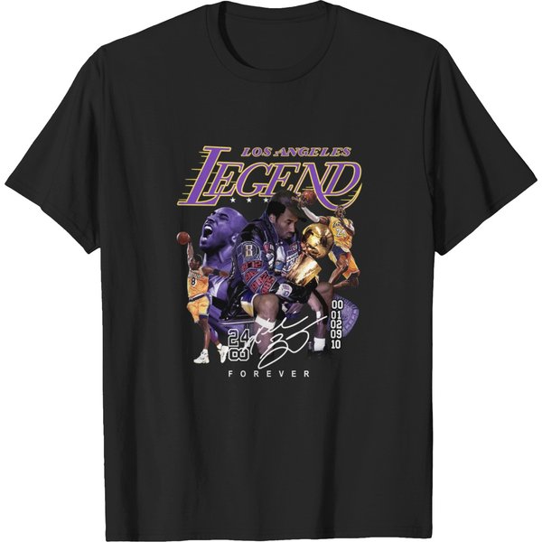 New "Kobe Bryant Los Angeles Legend" Unisex Silkscreen T-Shirt-image