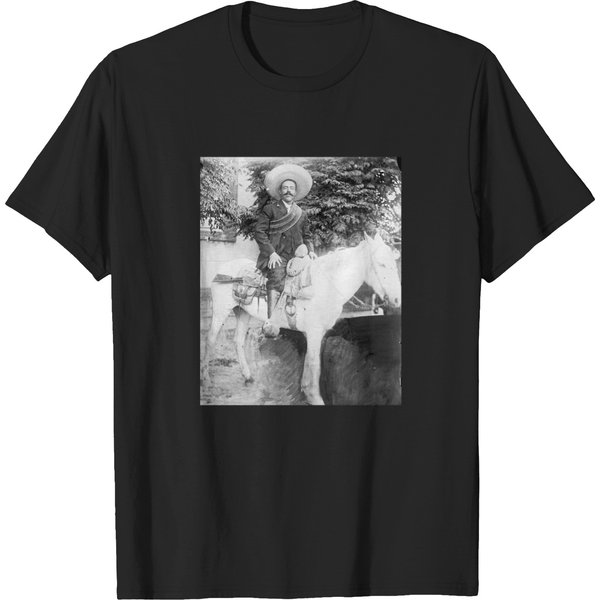 Photo Portrait Of Pancho Villa T-Shirts-image