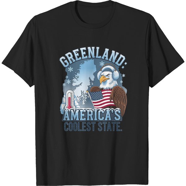 Greenland 51St State Usa America Funny Greenland T-Shirts-image