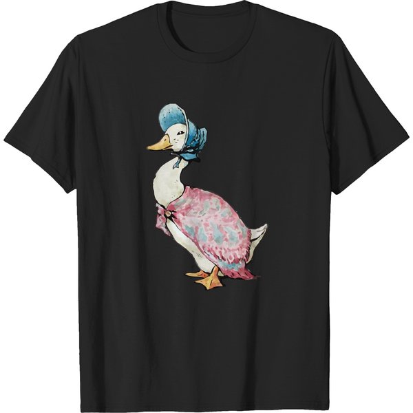 Jemima Puddle Duck Peter Rabbit Hires Vector T-Shirt T-Shirts-image
