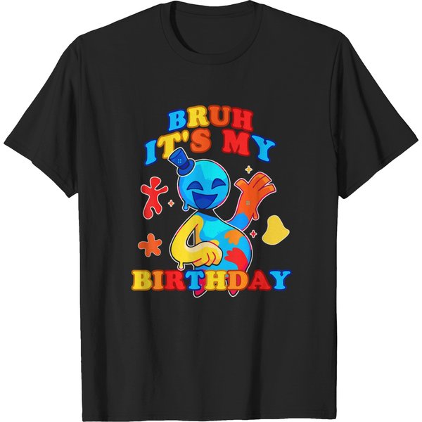 Bruh Its My Birthday Doey The Doughman Costume For Kids T-Shirts-image
