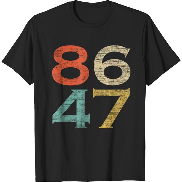 Classic Vintages Retro Style 8647 86 47 Anti Trump T-Shirts-image