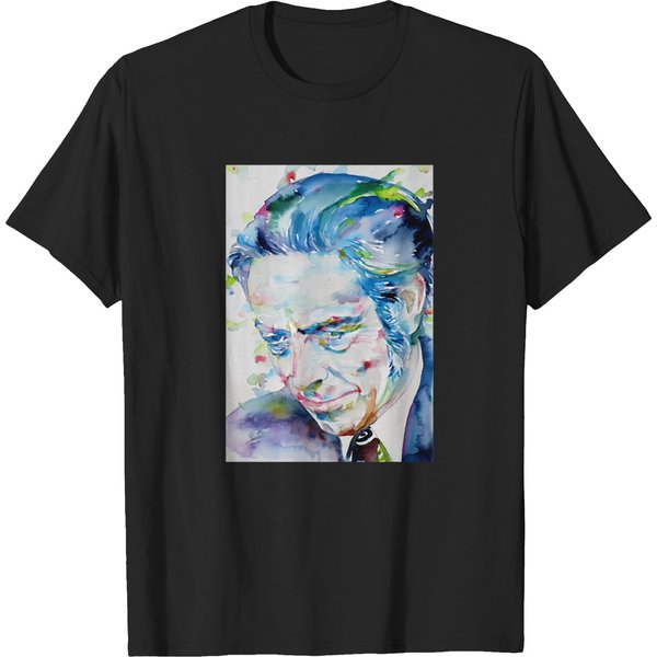 Alan Watts Watercolo T-Shirt T-Shirts-image