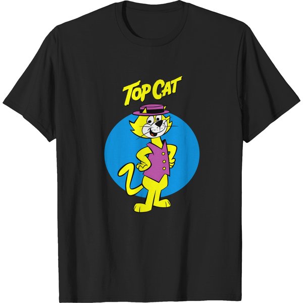 Top-Cat-Retro-Funny-Cartoon T-Shirt T-Shirts-image
