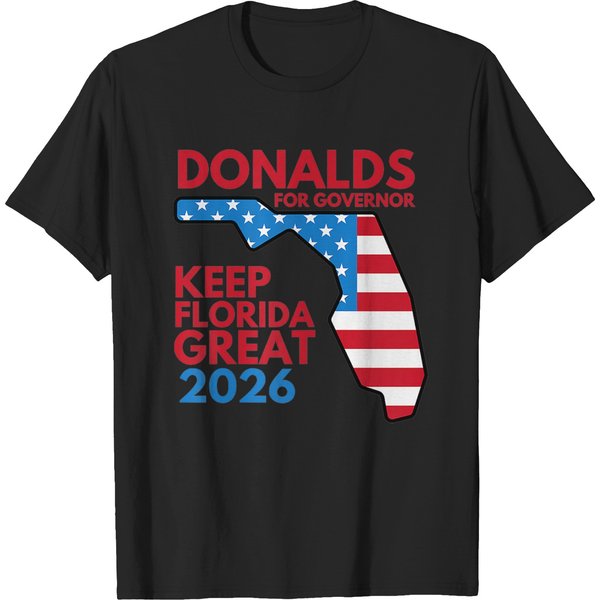 Byron Donalds 2026 Governor Keep Florida Great American Flag T-Shirts-image