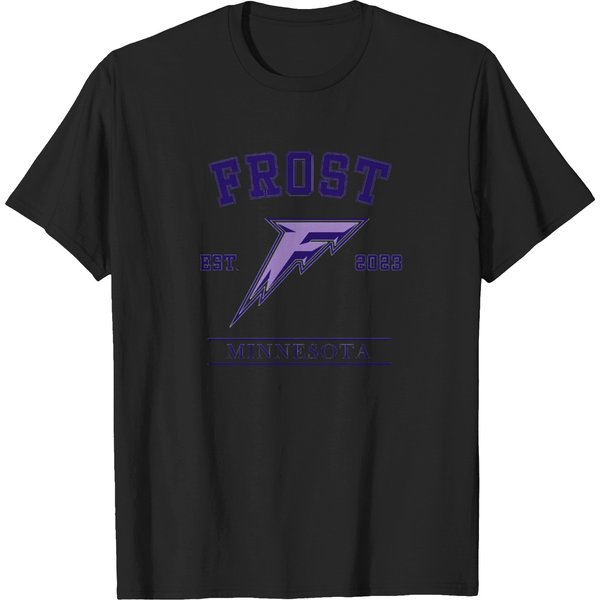 Minnesota Frost Pwhl Vintage Logo T-Shirt T-Shirts-image