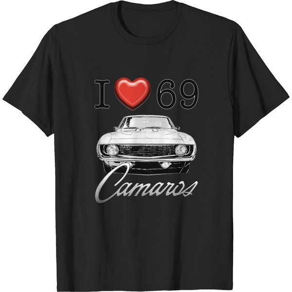 I Love 69 Camaro T-Shirt T-Shirts-image