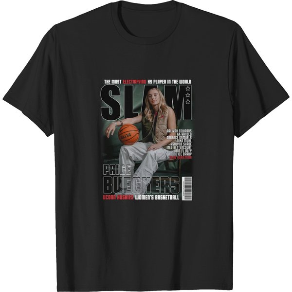 Paige Bueckers Shirt, Basketball T-Shirt, Slam Classic 90S Graphic Shirt-image