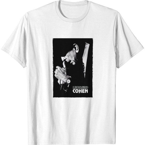 Leonard Cohen Singer Tee-image