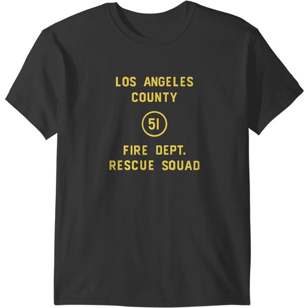 Emergency Squad 51 Door T-Shirts-image