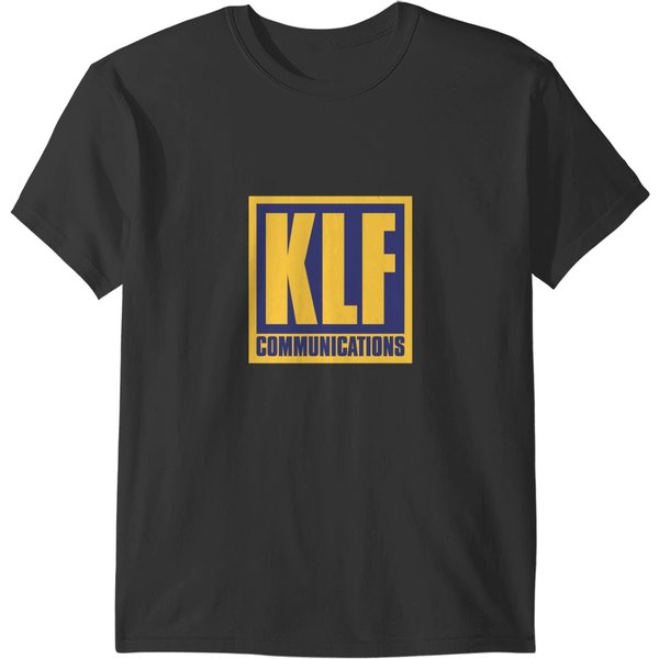 Klf Communications Logo (Dirtyy Yellowblue) T-Shirts-image